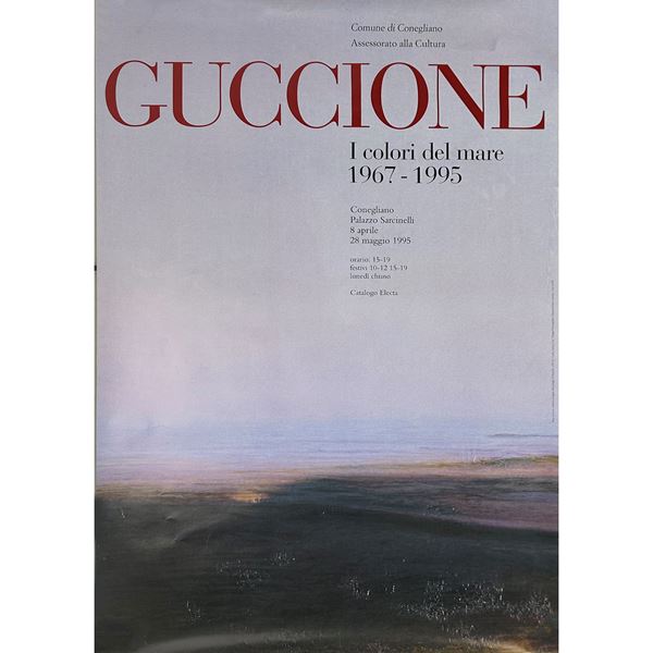 Guccione exhibition poster