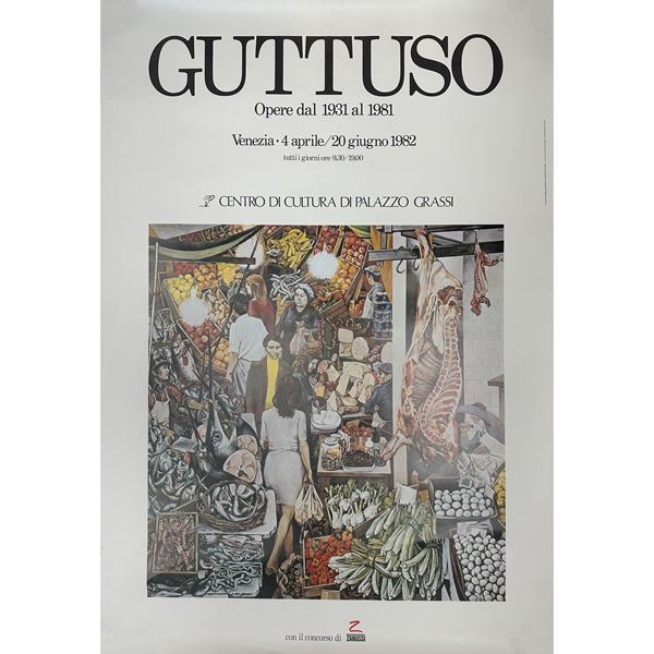 Guttuso exhibition poster