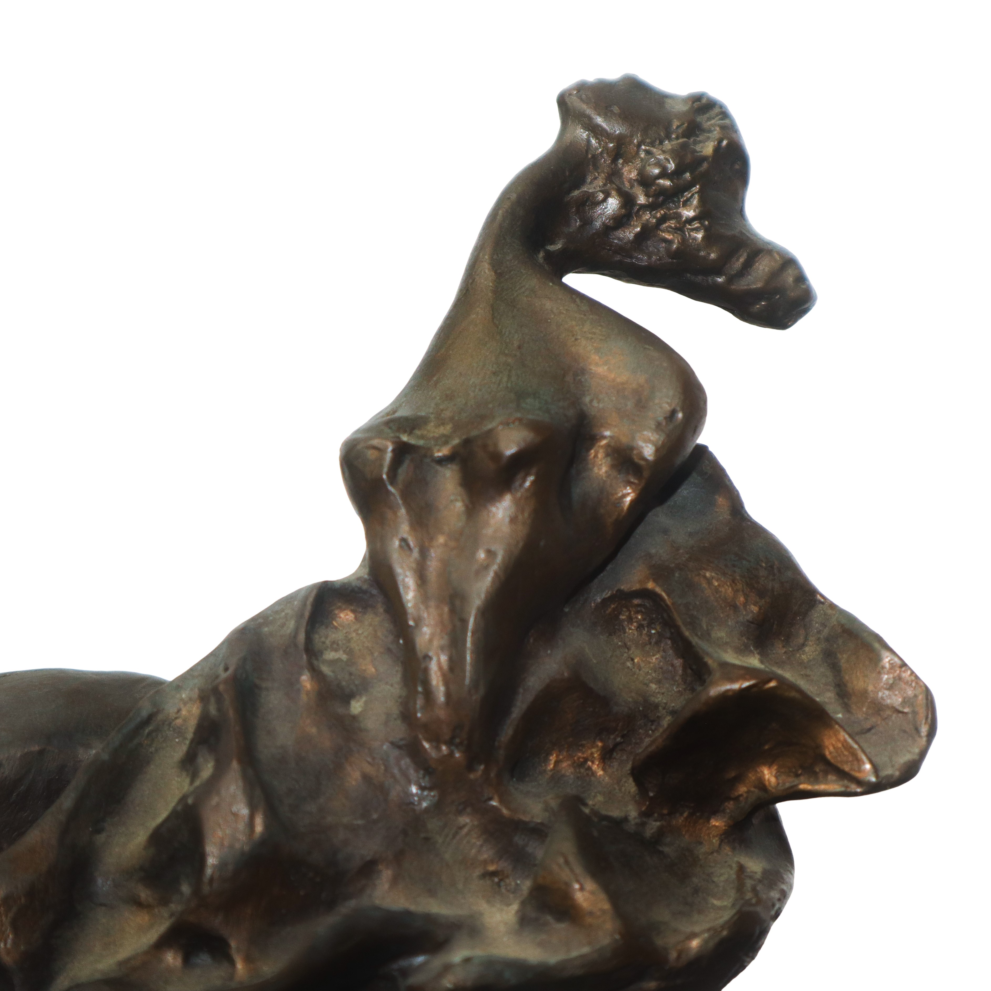 Ballerina, scultura in bronzo