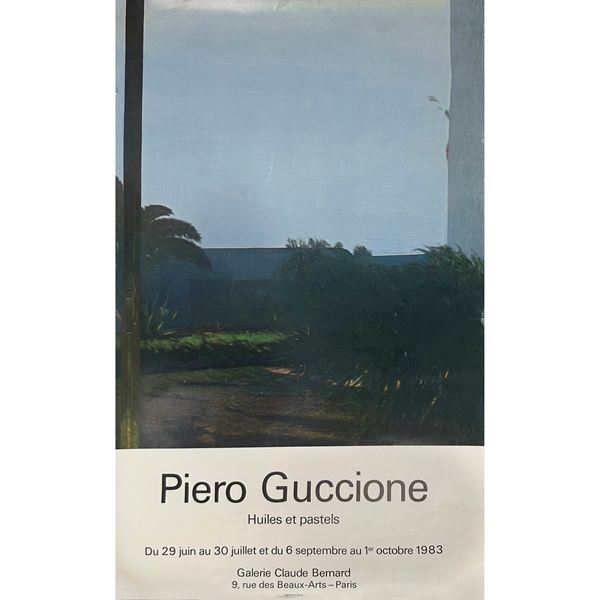 Guccione exhibition poster