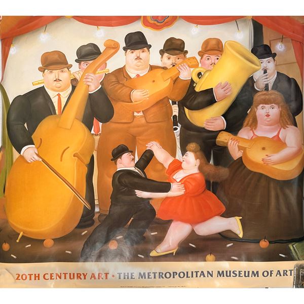 Botero's Night in Colombia Poster