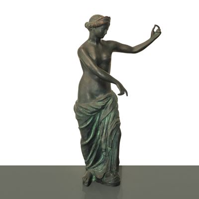 Scultore sconosciuto, Diana, scultura in bronzo