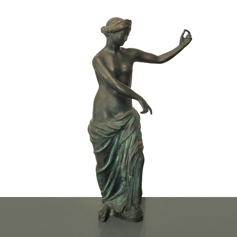 Scultore sconosciuto, Diana, scultura in bronzo
