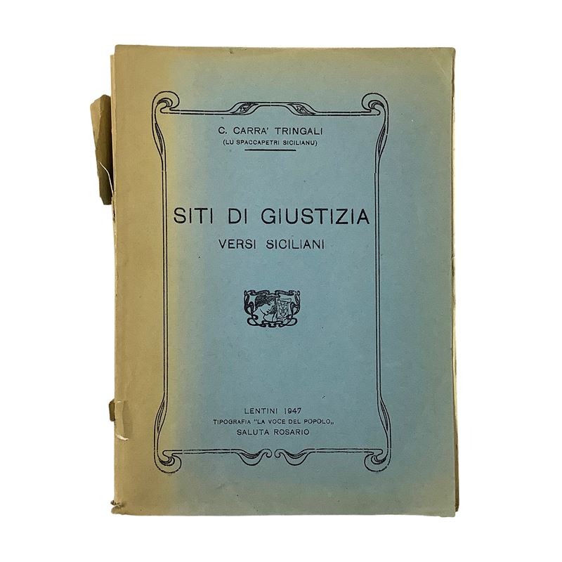 Siti di Giustizia - Versi siciliani