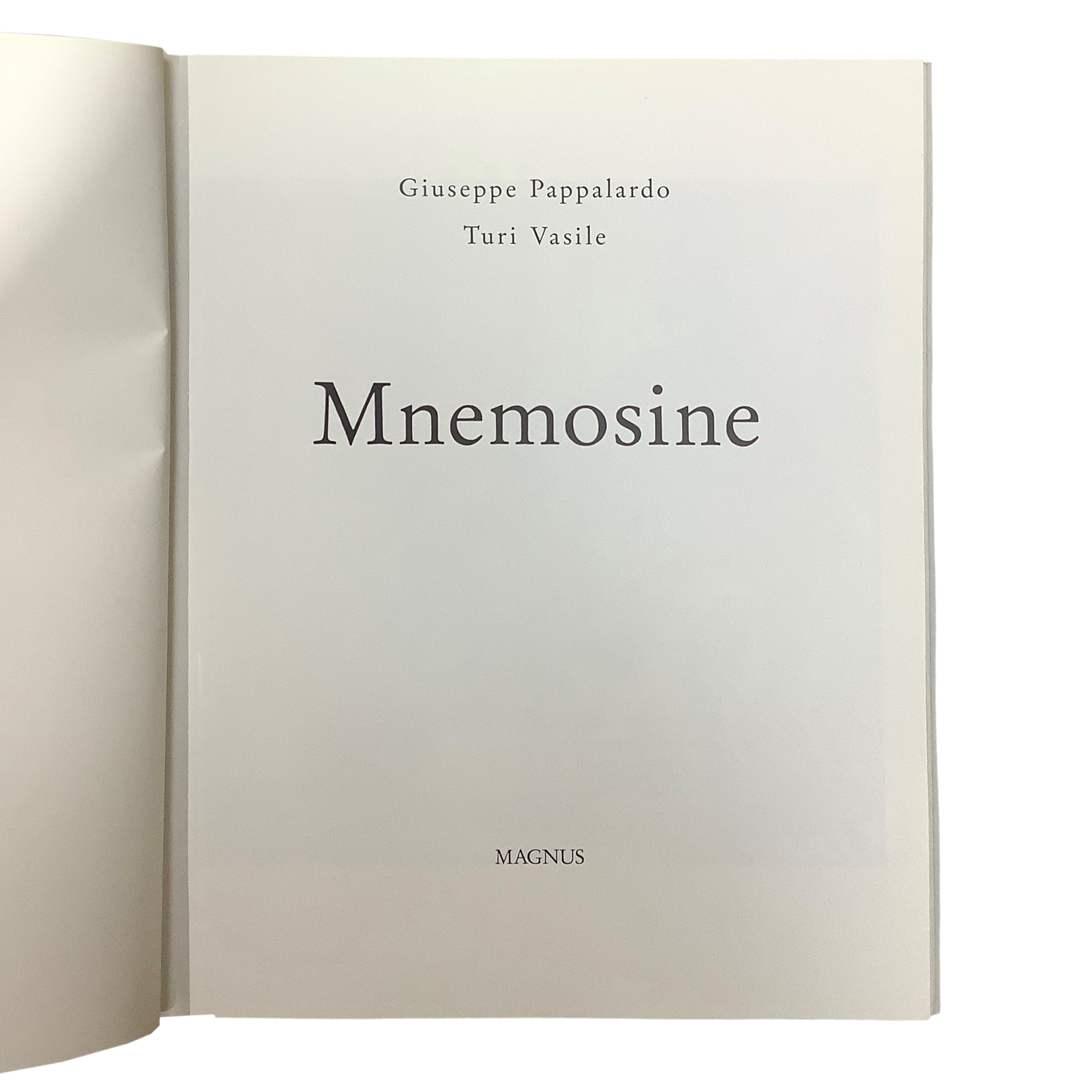 Pappalardo, Mnemosine - Libro fotografico, 1992
