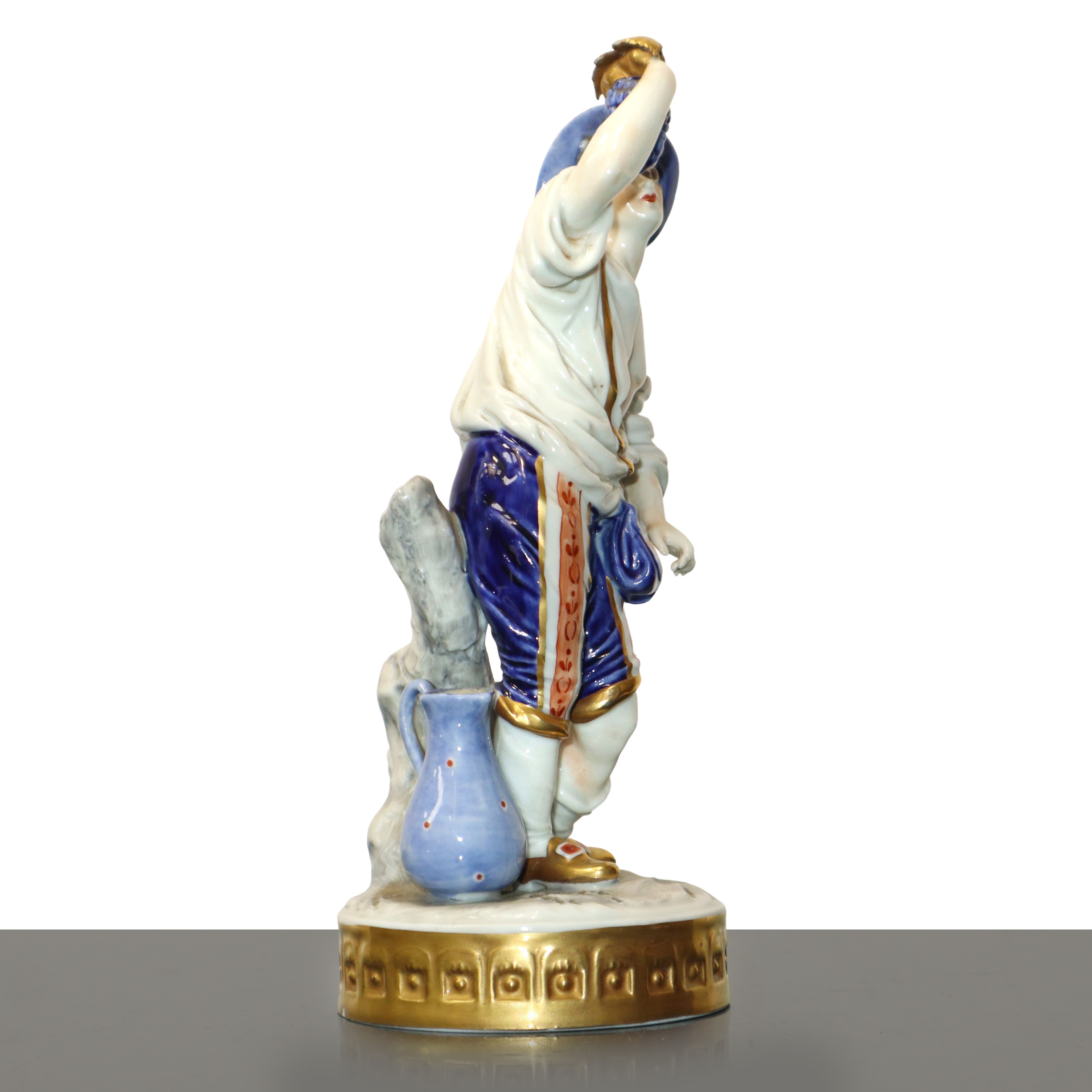 Capodimonte - Vendemmiatore, figurina in porcellana