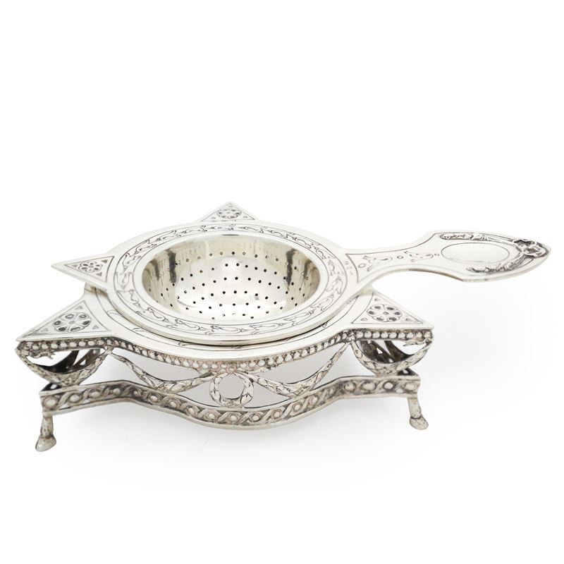 Colino con lavorazione in argento 800