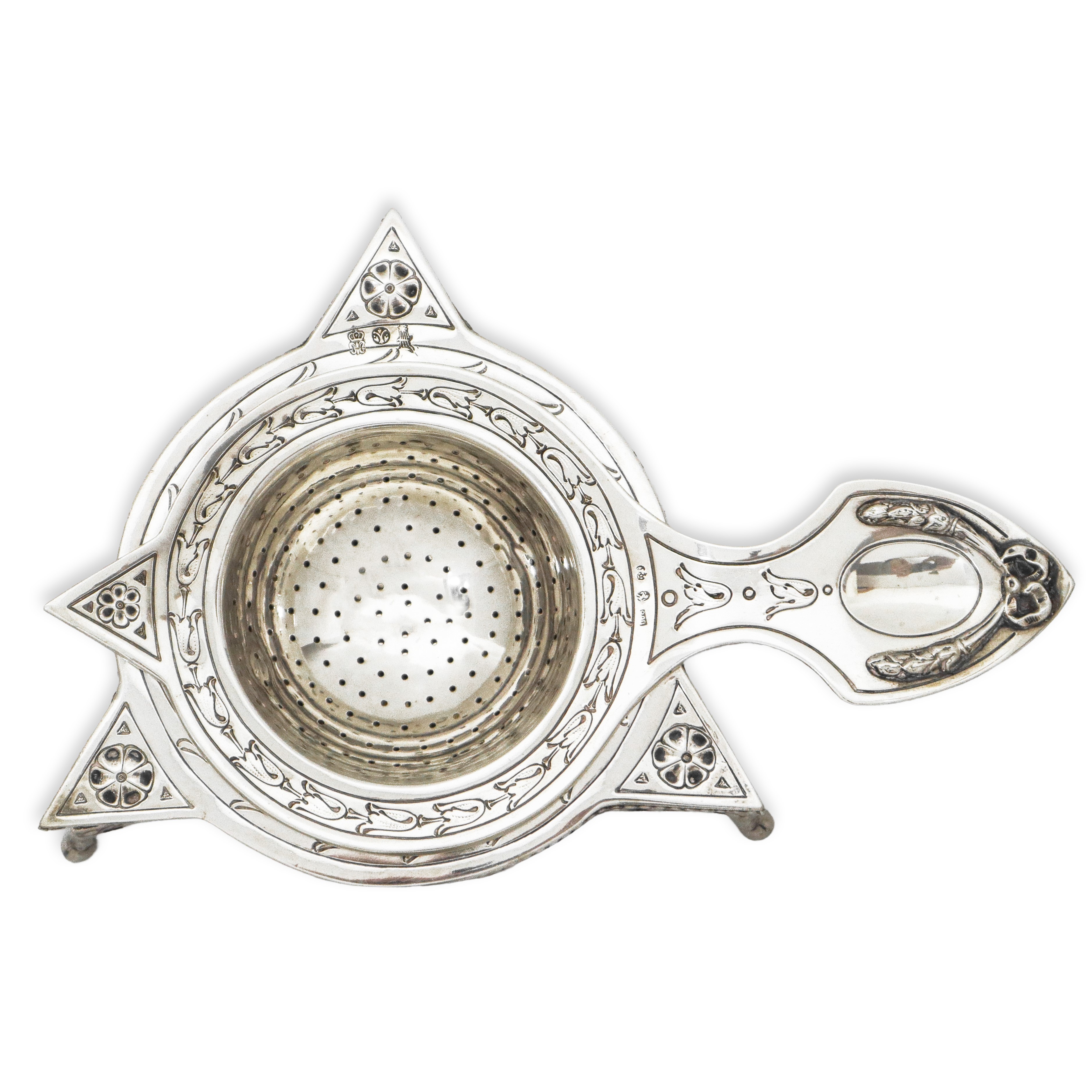 Colino con lavorazione in argento 800