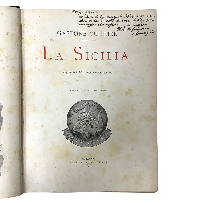 Gastone Vuillier - La Sicilia: impressioni del presente e del passato