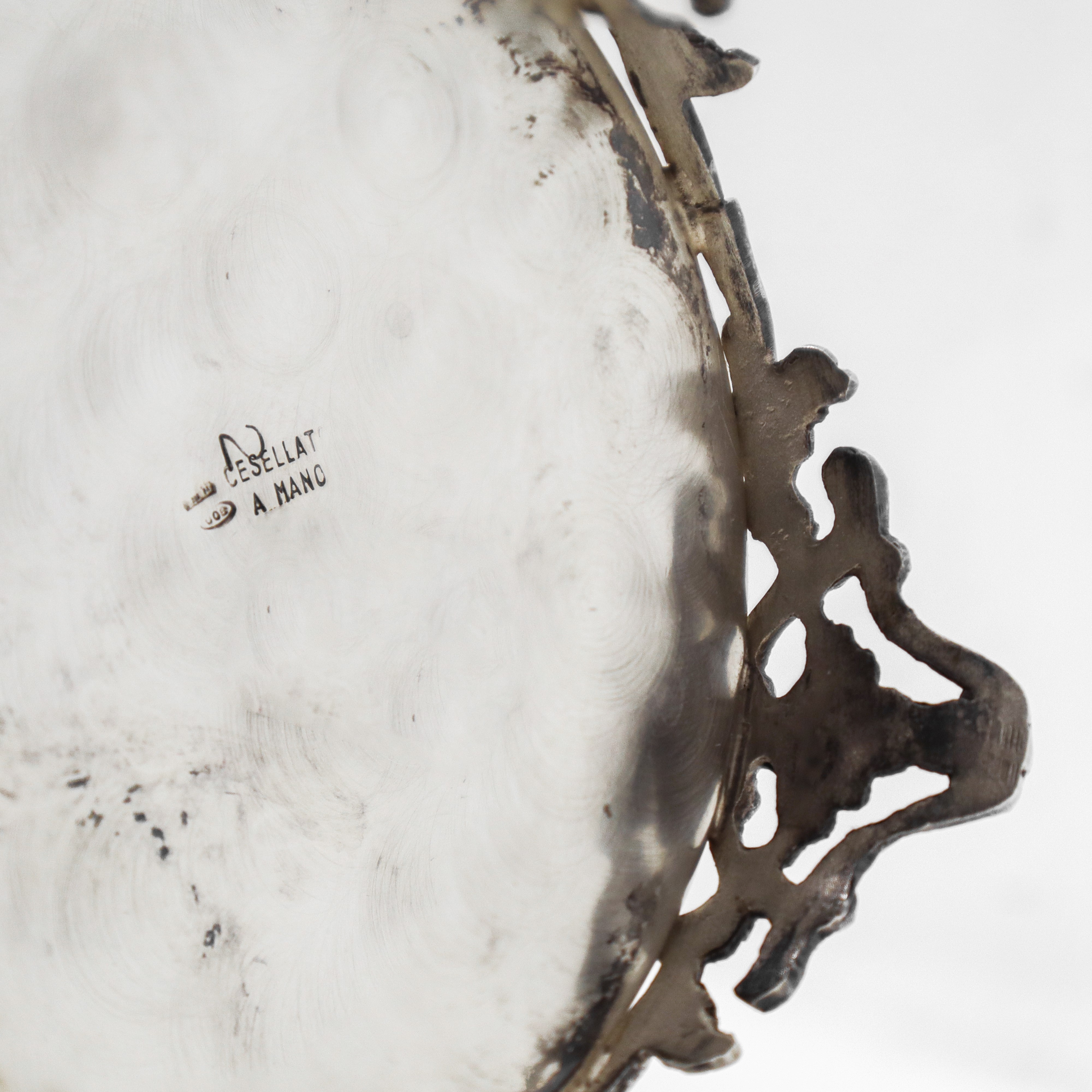 Teiera in argento 800