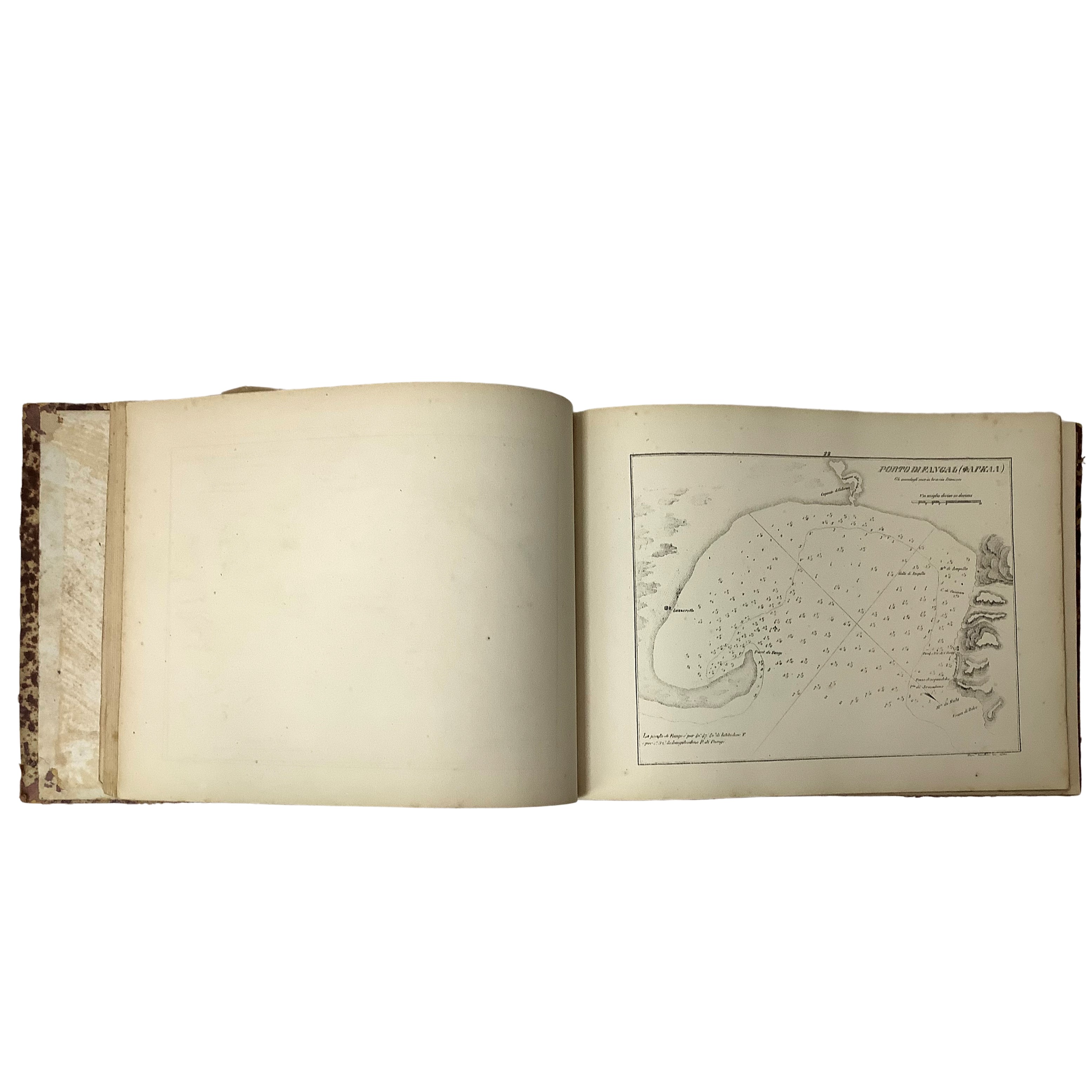 Luigi Lamberti - Raccolta dei più interessanti Piani dei Porti e delle Rade dei Mari (due volumi)
