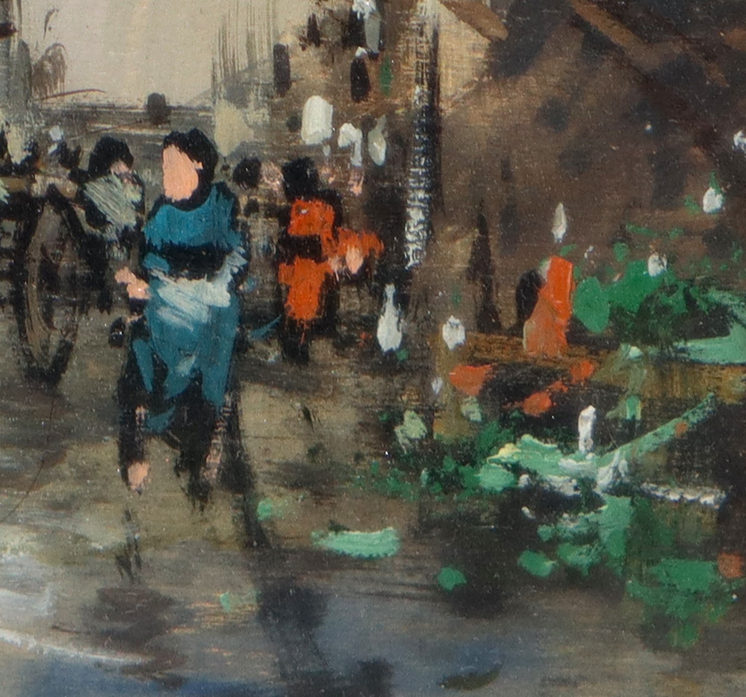 Strada di Paese con Carrozza