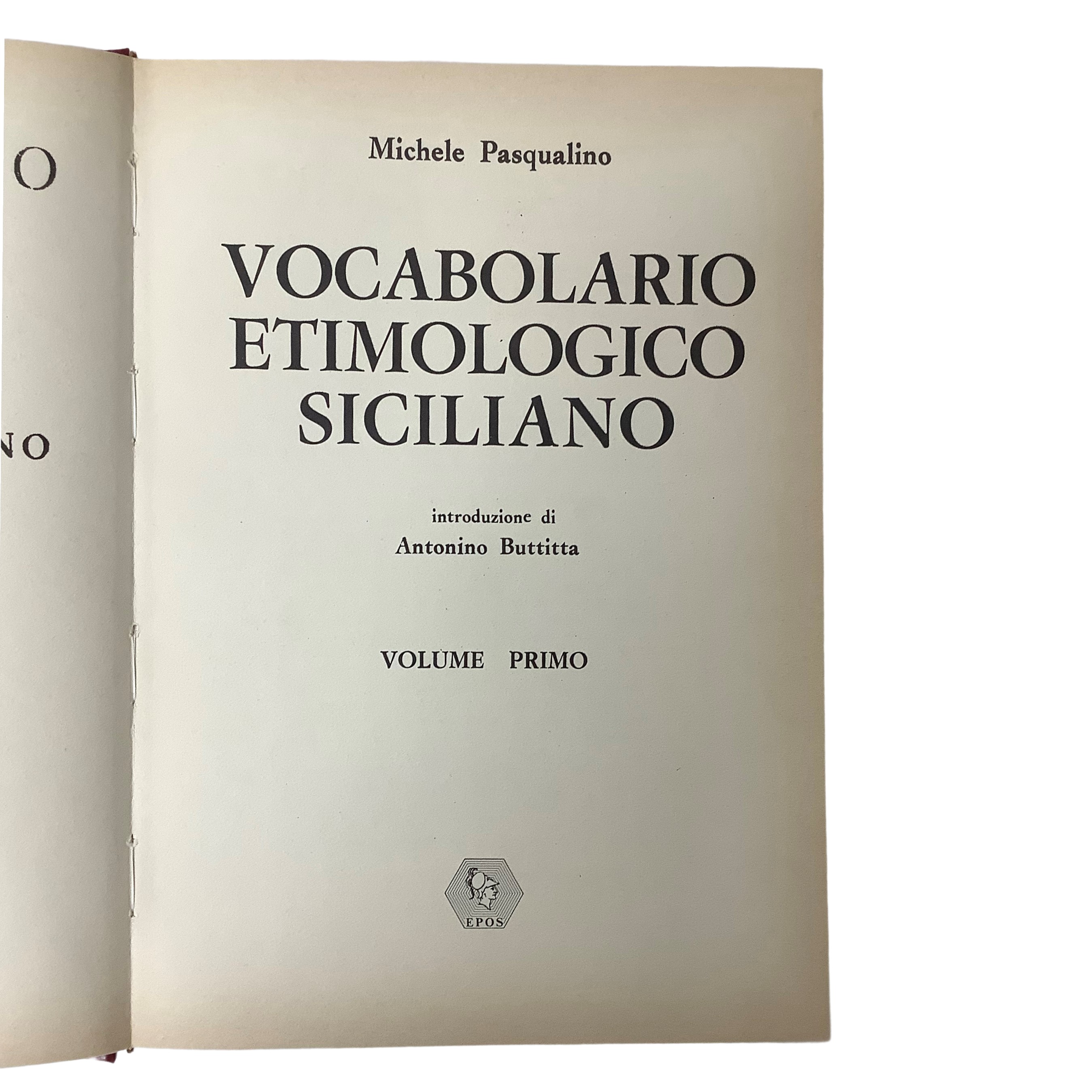 Michele Pasqualino - Vocabolario etimologico siciliano, In 5 volumi