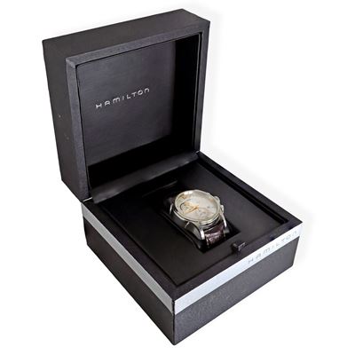 Orologio da polso modello Jazzmaster Chrono Quartz in acciaio inossidabile