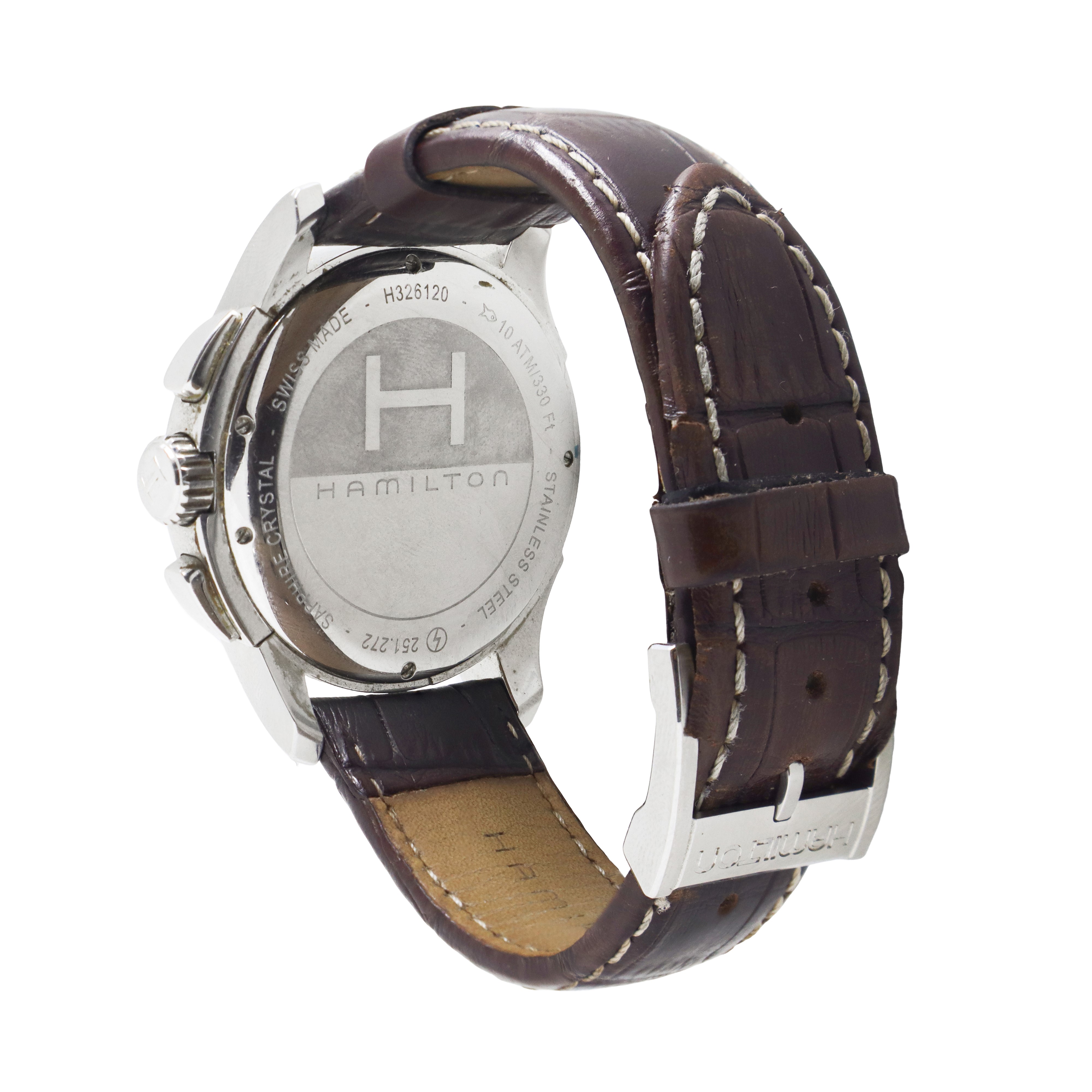 Hamilton - Orologio da polso modello Jazzmaster Chrono Quartz in acciaio inossidabile