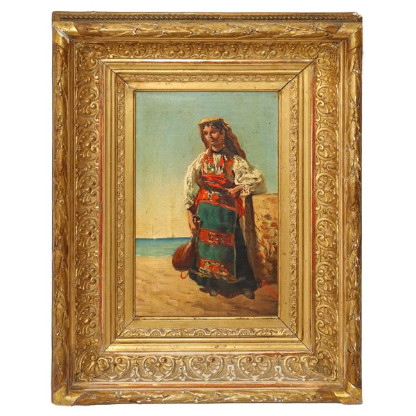 Commoner with mandolin