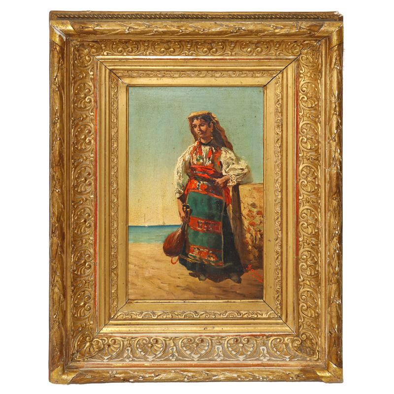 Popolana con mandolino