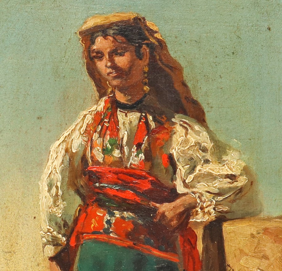 Popolana con mandolino