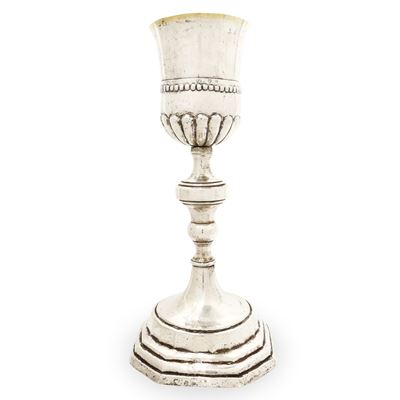 Calice religioso, argento 800, punzonato (XIX secolo)