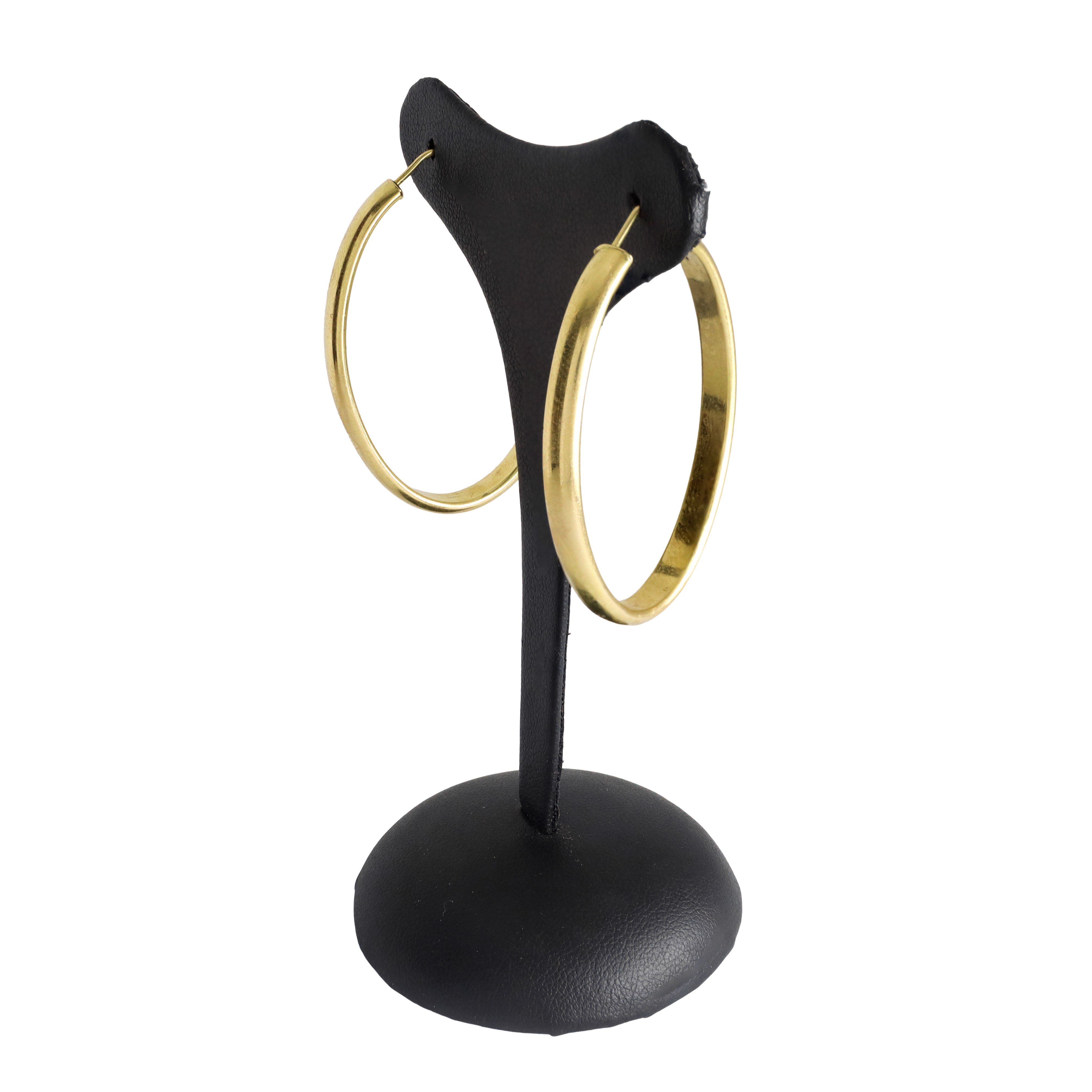 Orecchini in oro giallo 750, con forma ovale