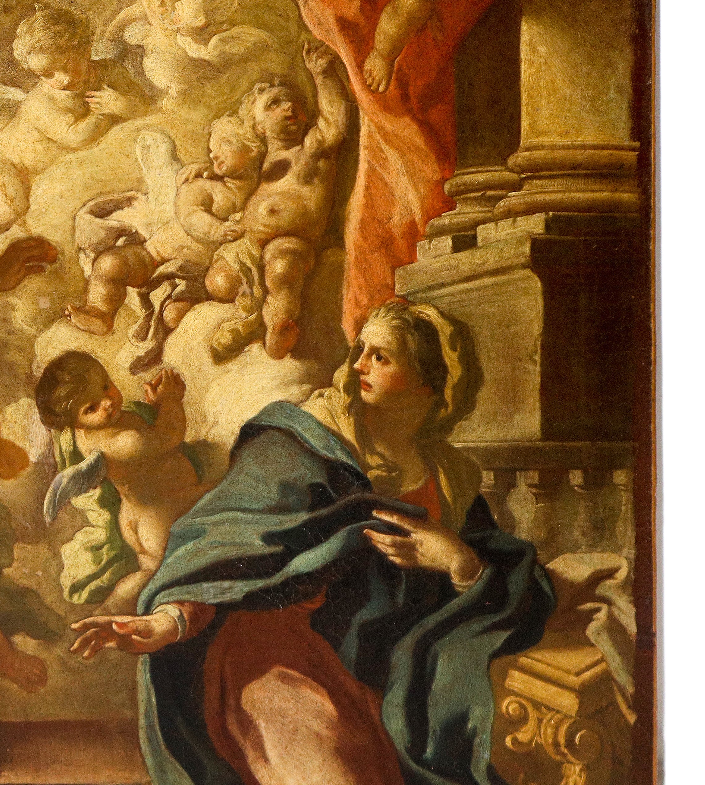 Francesco De Mura - Annunciazione, olio su tela