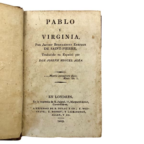 Jacques-Henri Bernardin de Saint-Pierre - Pablo y Virginia