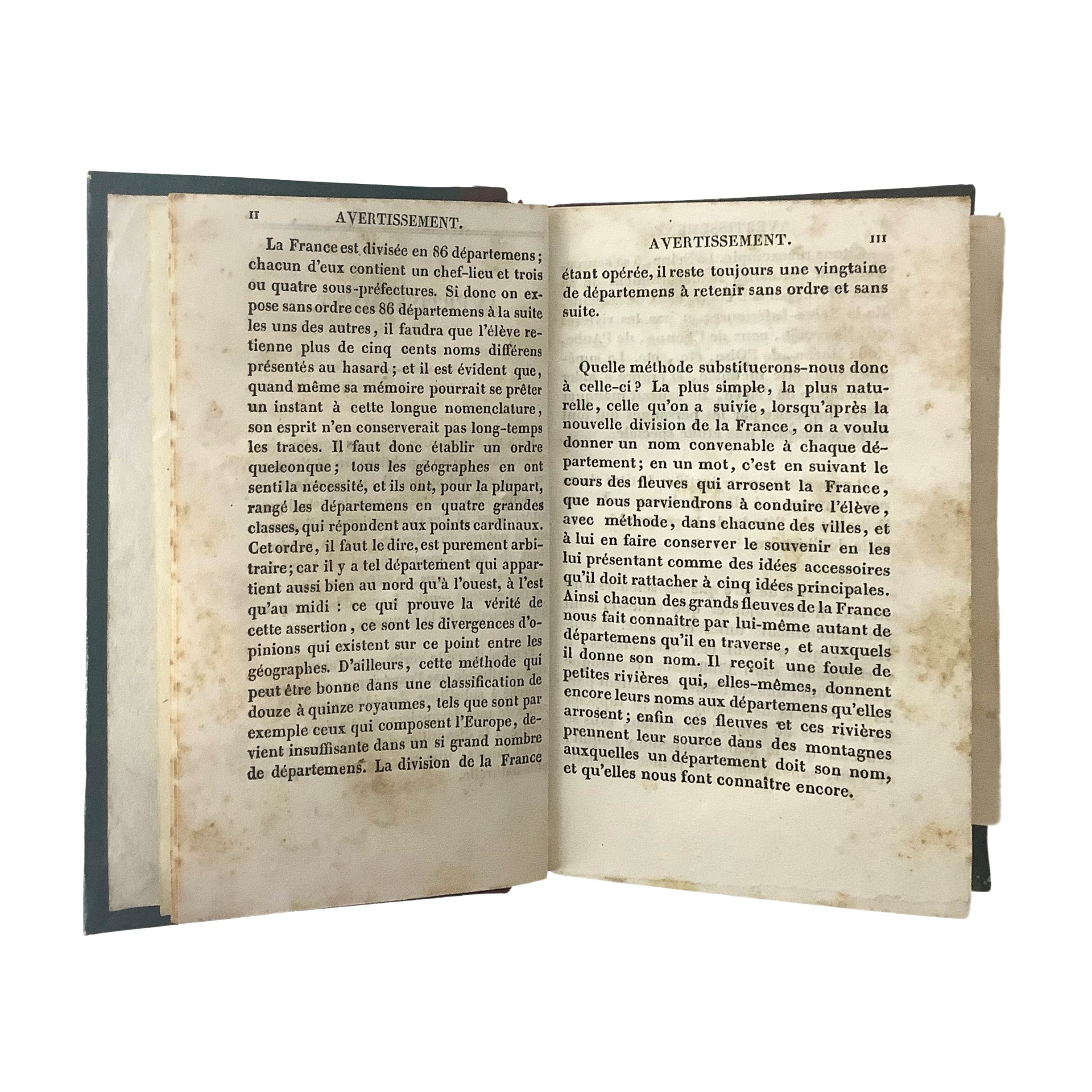V.A. Loriol, Nouveau Manuel de Géographie de la France, seconda edizione, 1834