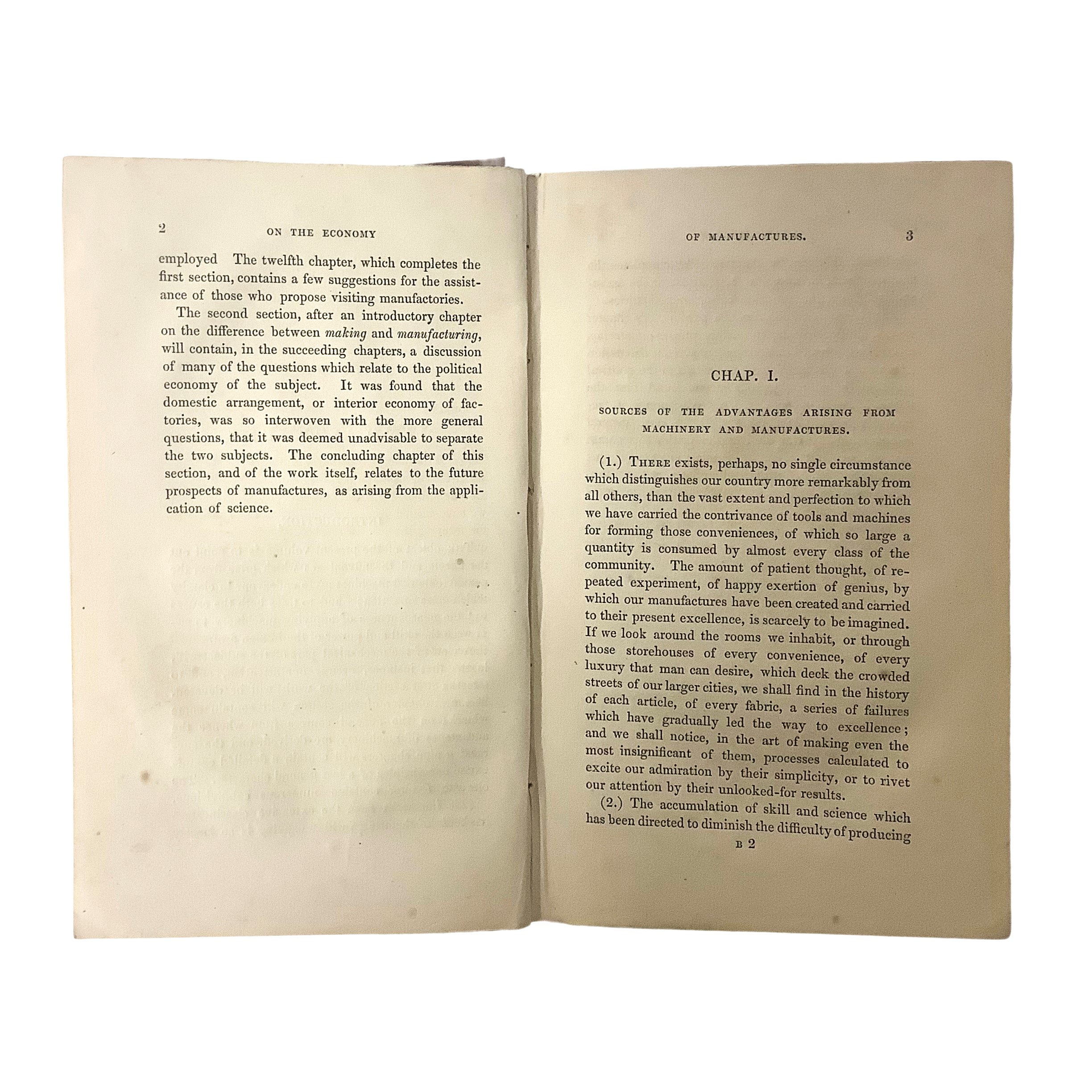 Charles Babbage - On the Economy of Machinery and Manufactures
