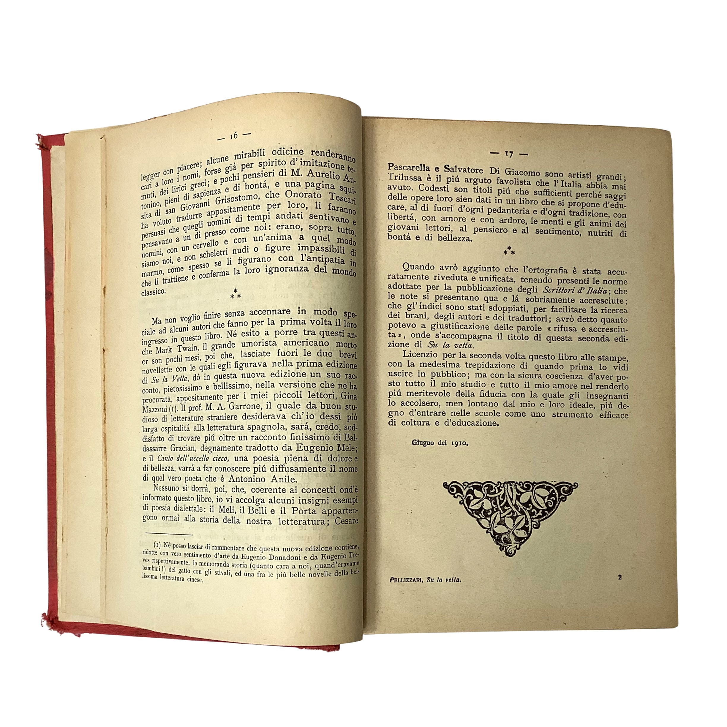 Achille Pellizzari - Su la Vetta - Pagine d'Arte e di Vita