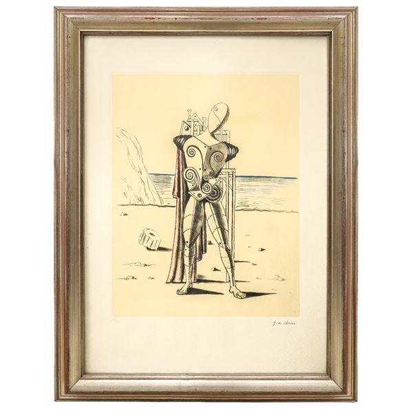 Giorgio De Chirico - The troubadour on the beach