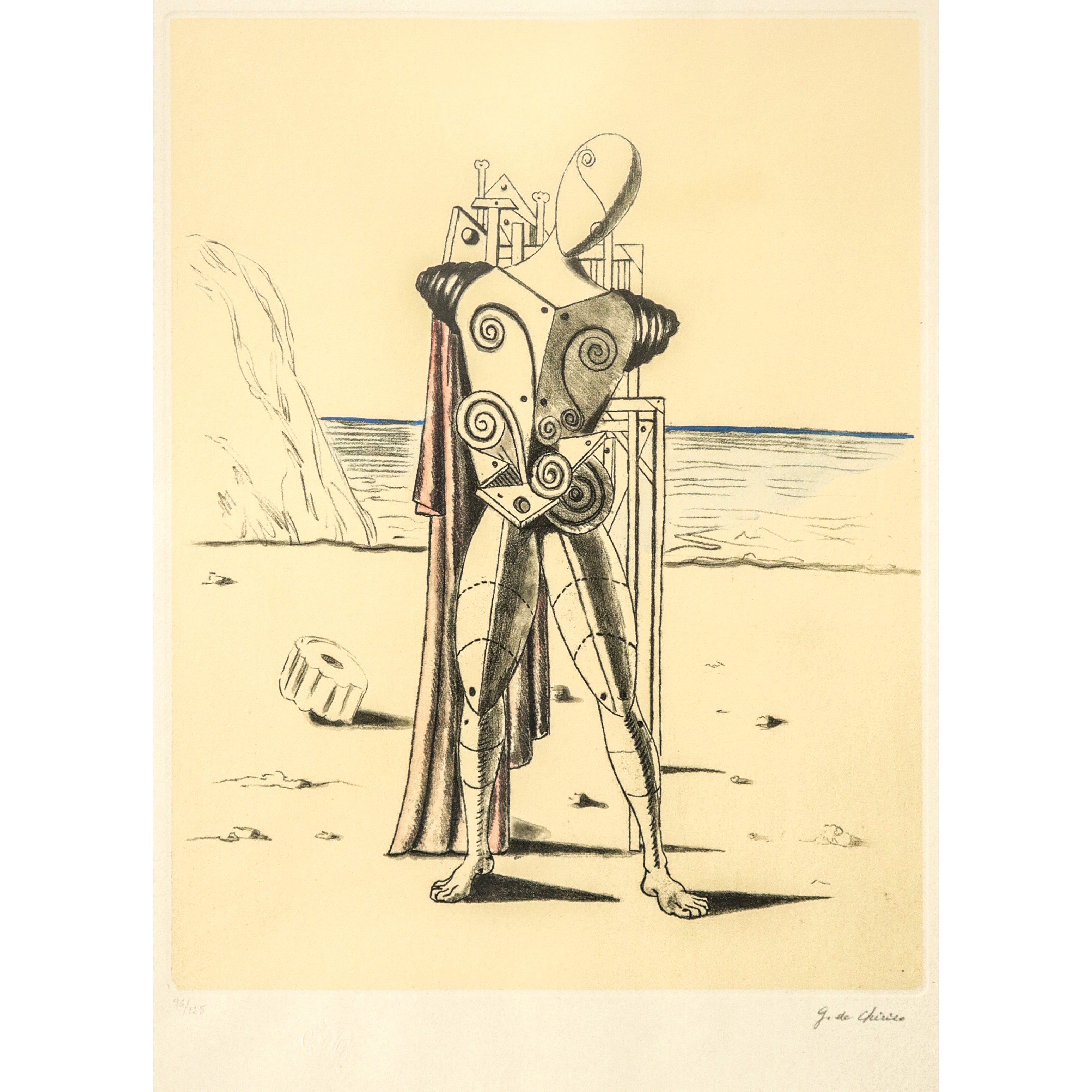 Il trovatore sulla spiaggia