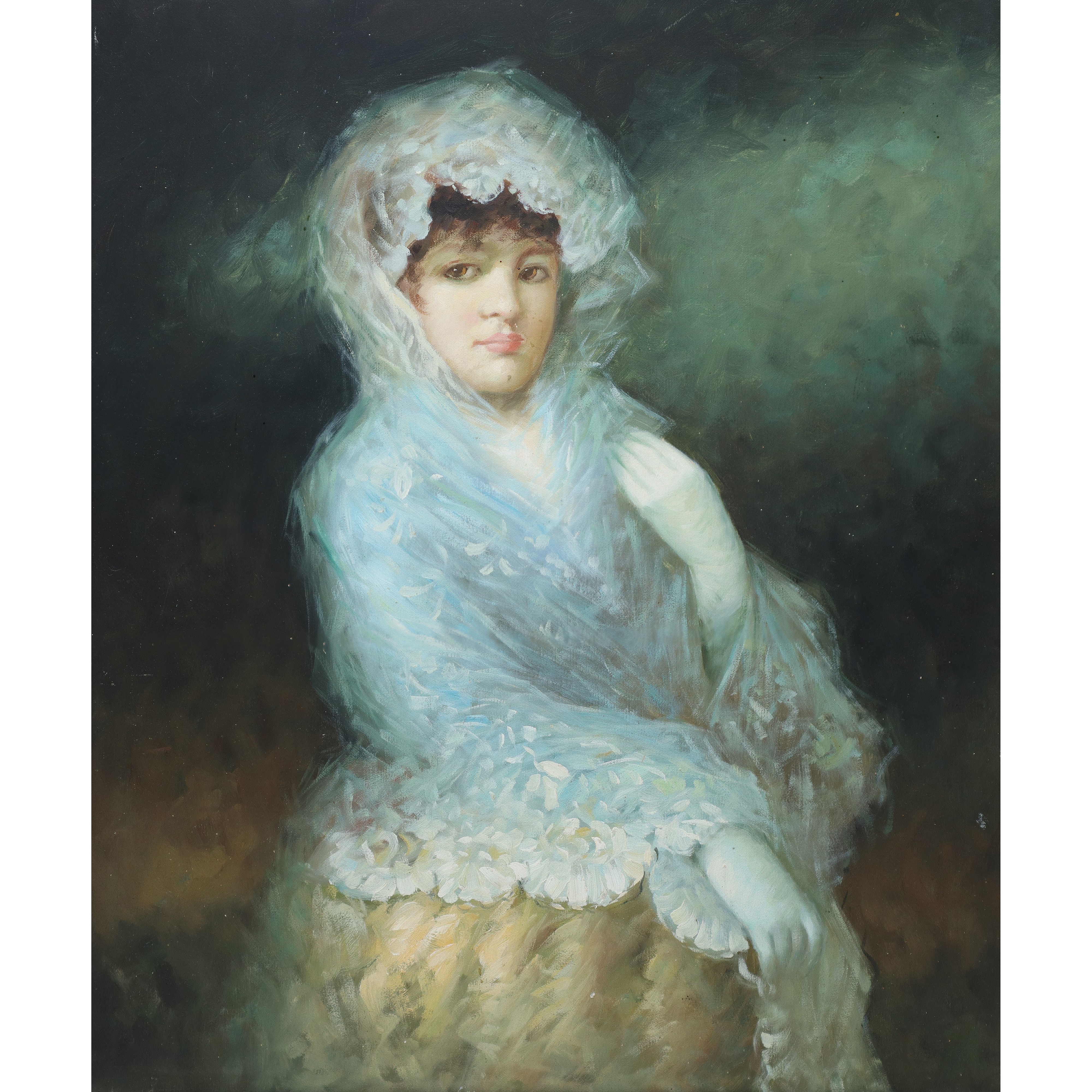 Sidoli Maria, Ritratto di dama (La sposa bella), olio su tela