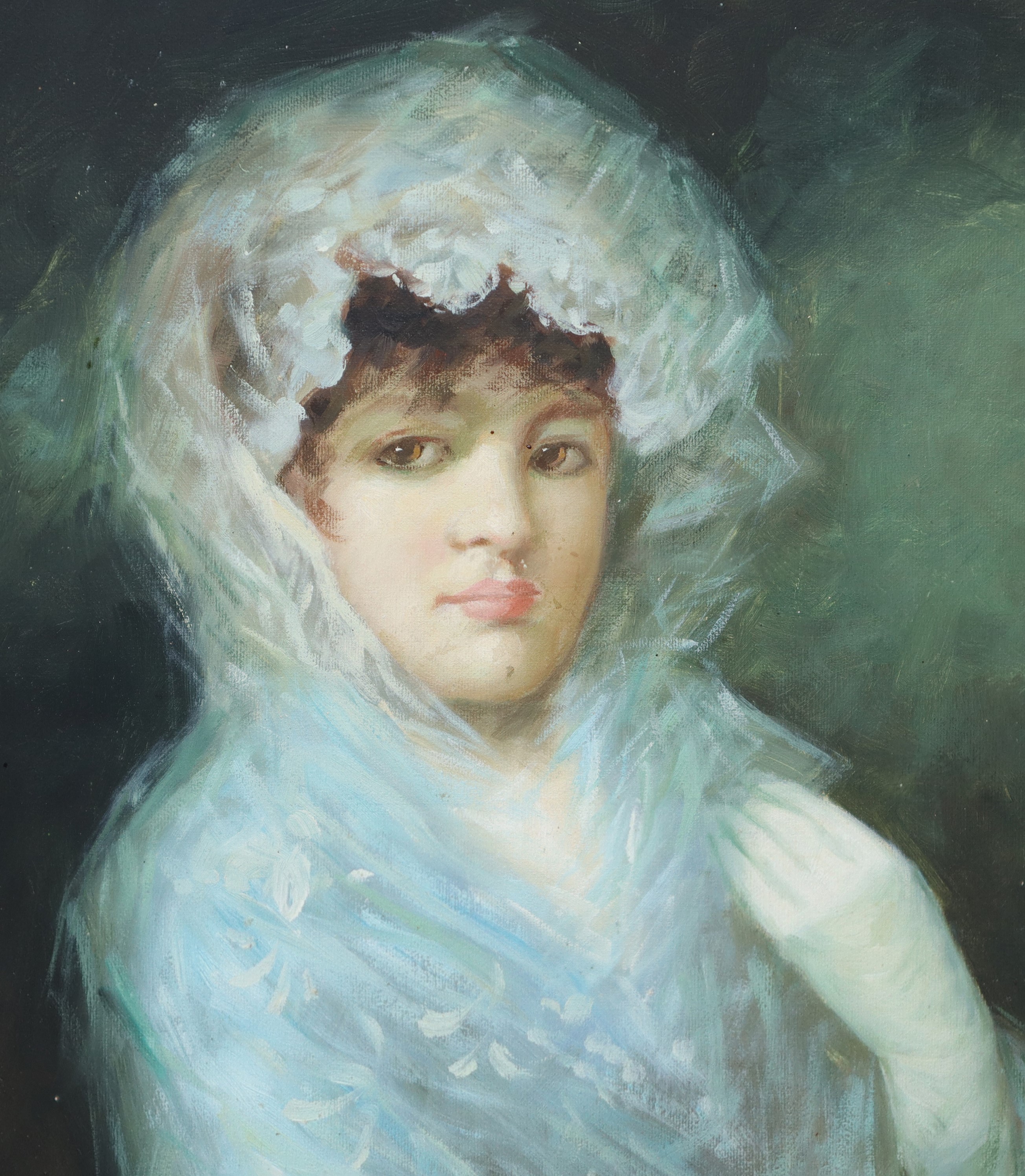 Sidoli Maria, Ritratto di dama (La sposa bella), olio su tela