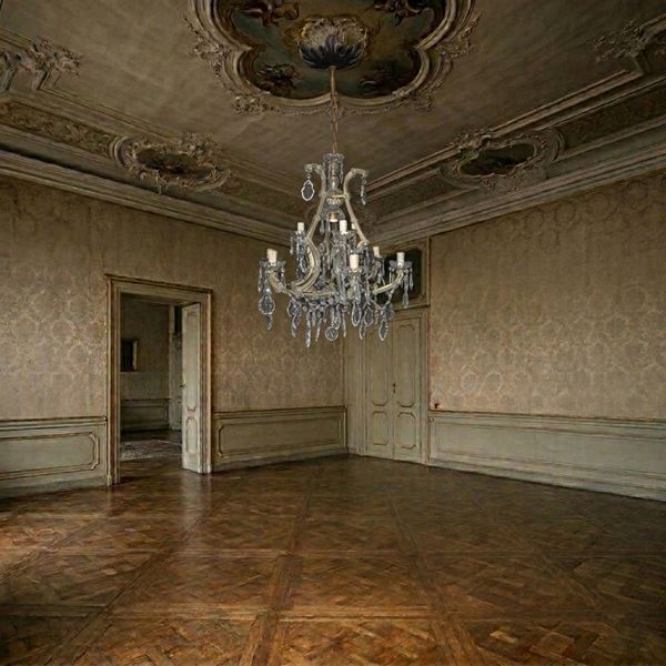 Mariateresa 10-light chandelier with sparkles