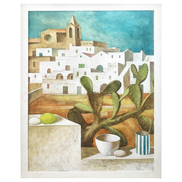 Marcello Scuffi - Composition with prickly pear