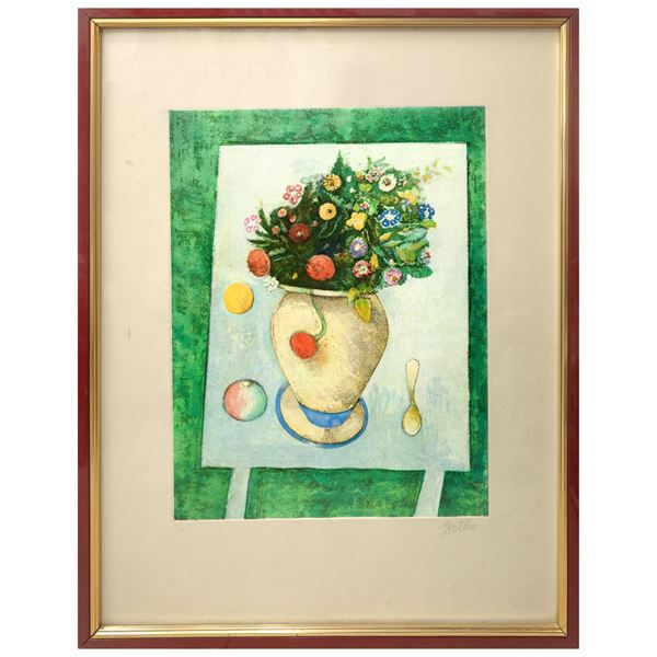 Aldo Gentilini - Vase of flowers