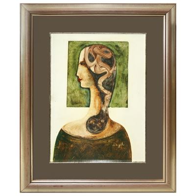 Figura di Donna di Profilo