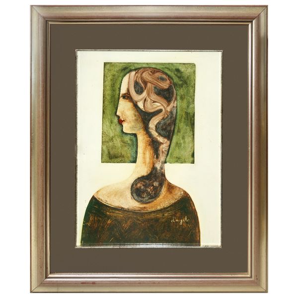 Cesare D'Angelo - Figure of a woman in profile