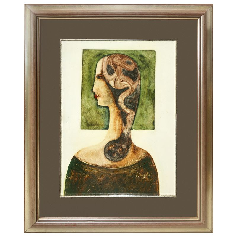 Cesare D'angelo - Figura di Donna di Profilo