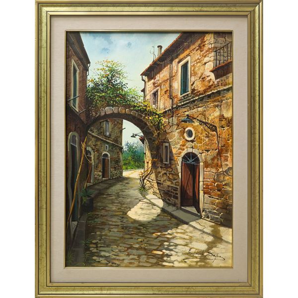 Ferdinando Sapio - Scorcio di paese