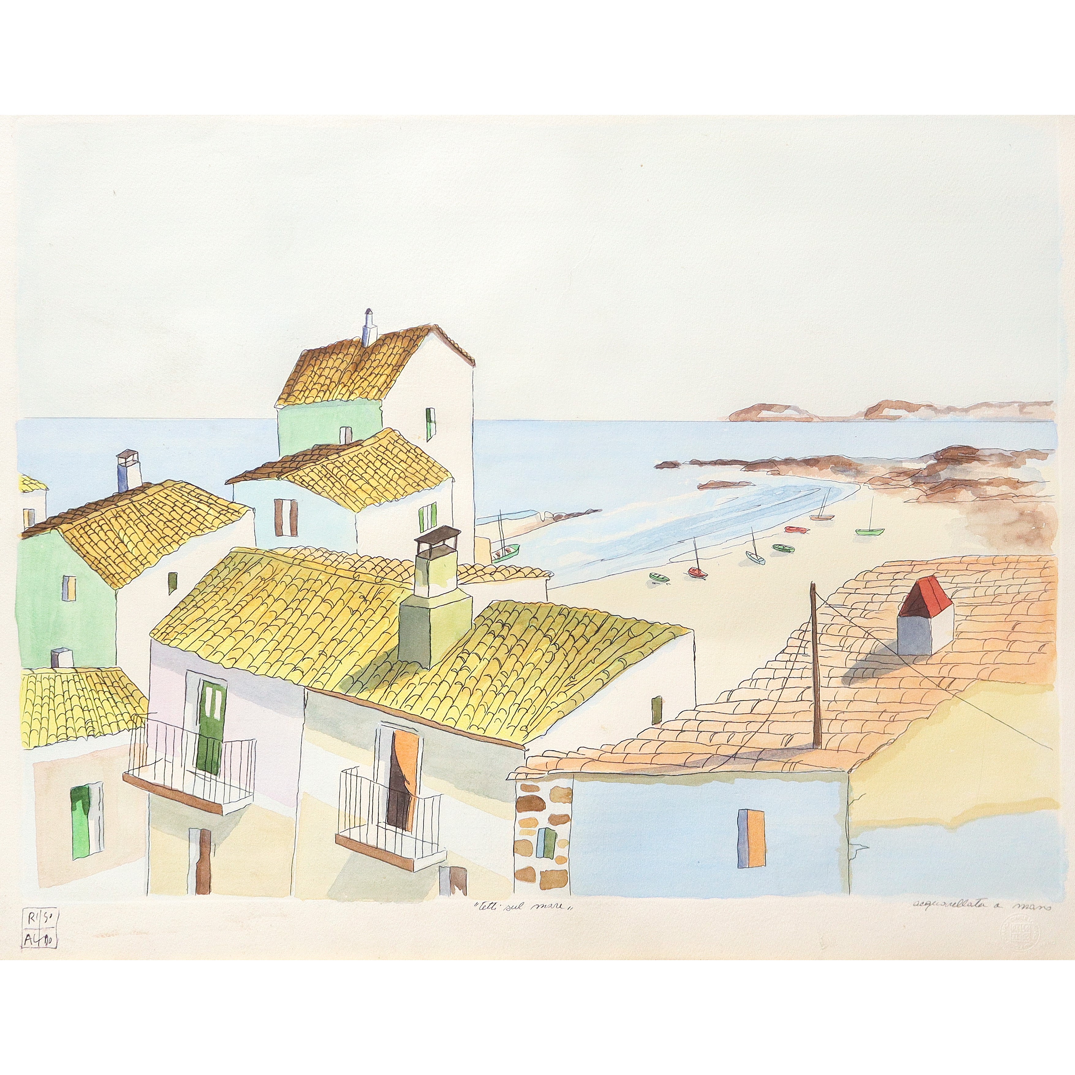 Aldo Riso - Tetti sul Mare