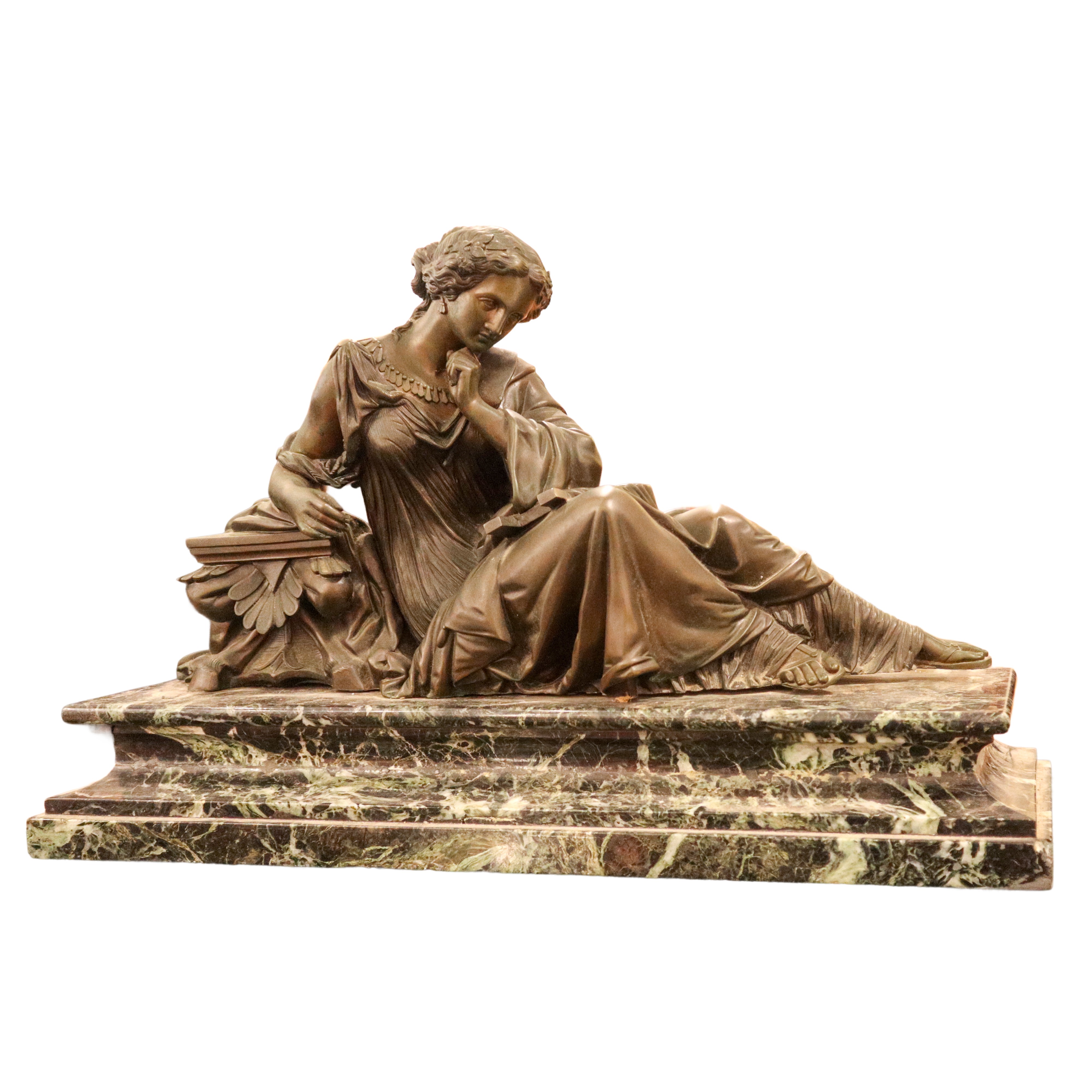 Scultura in Bronzo su Base in Marmo