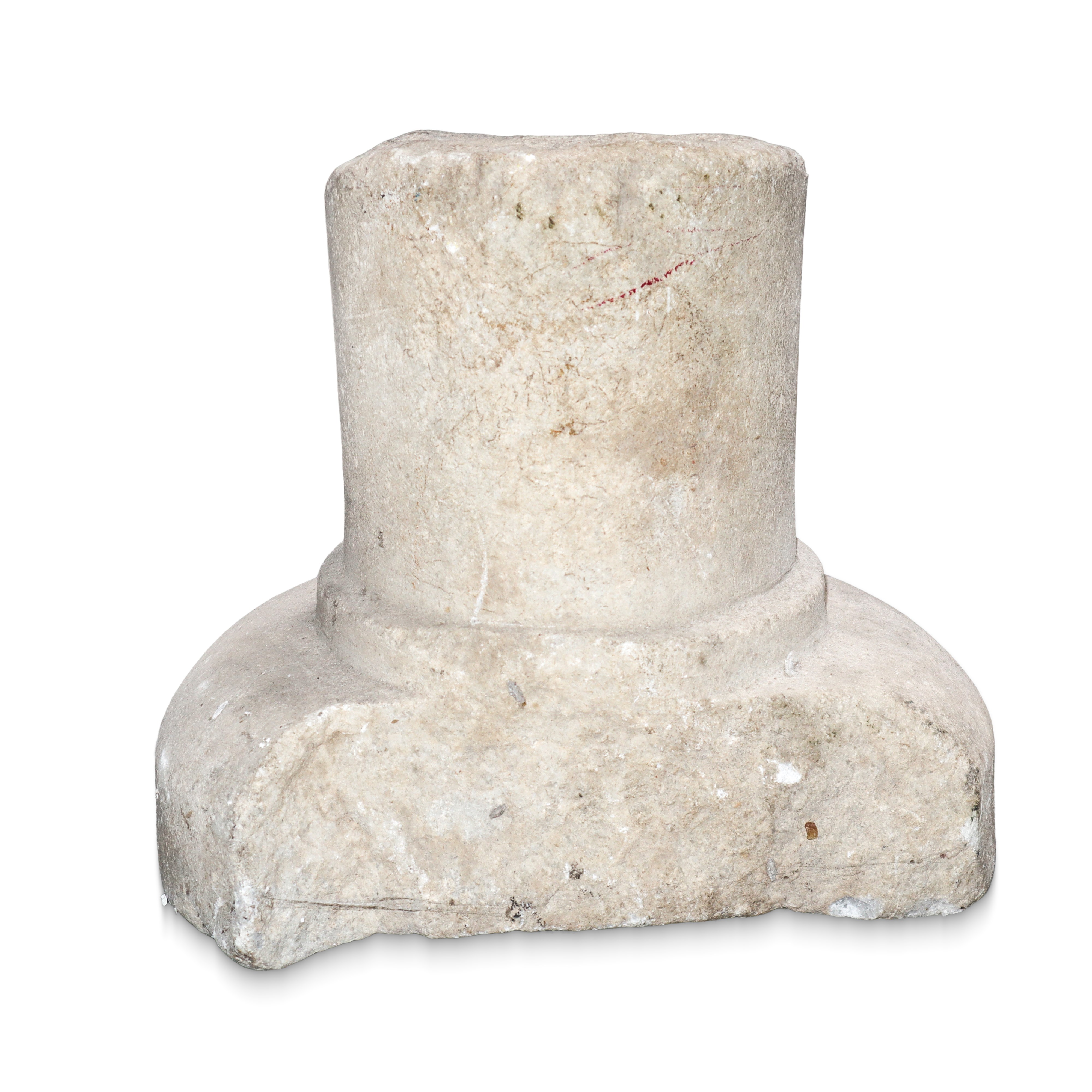 Frammento di Colonna in Pietra Bianca di Comiso