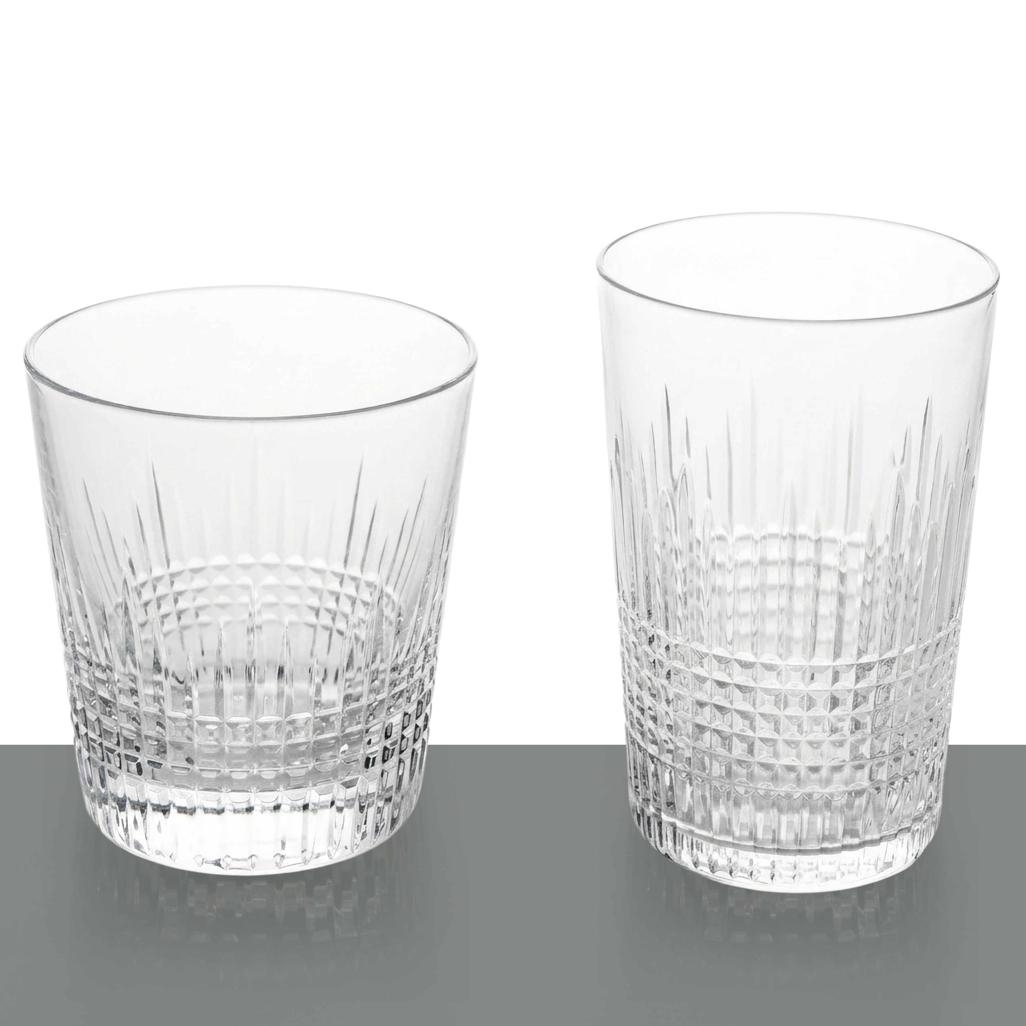 Baccarat France - Servizio di bicchieri da cocktail e highballs (Nancy, 6+6)