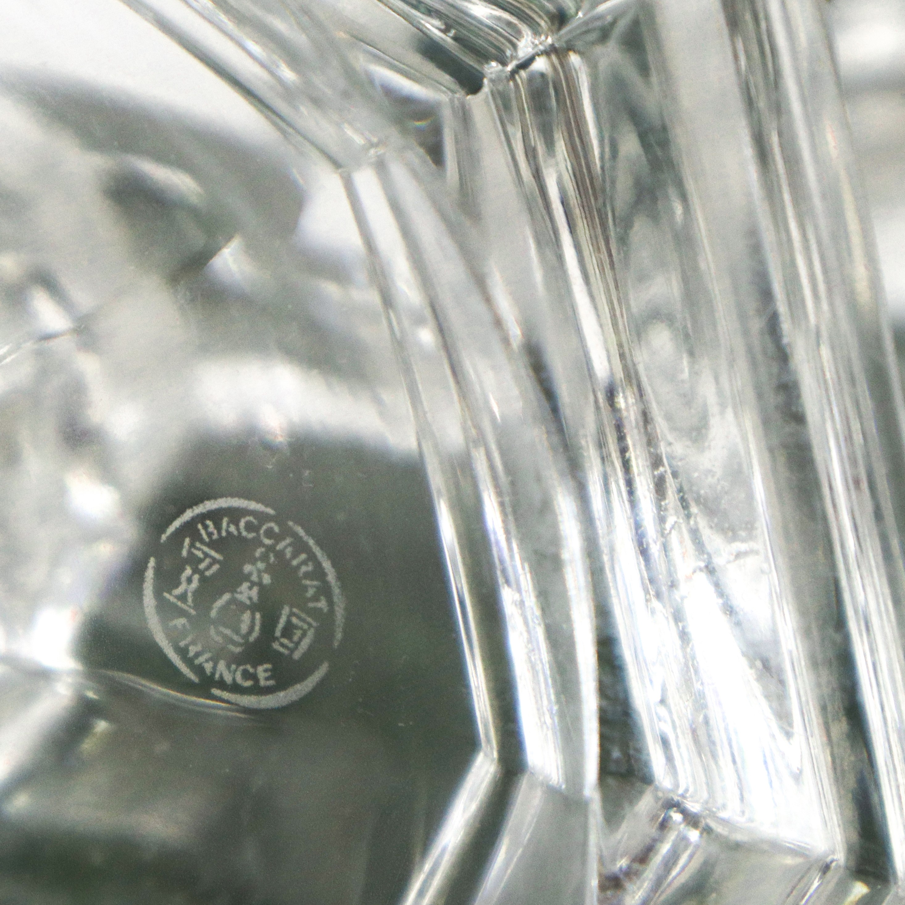 Baccarat France - Coppia di candelieri monoforo in cristallo, modello Regence