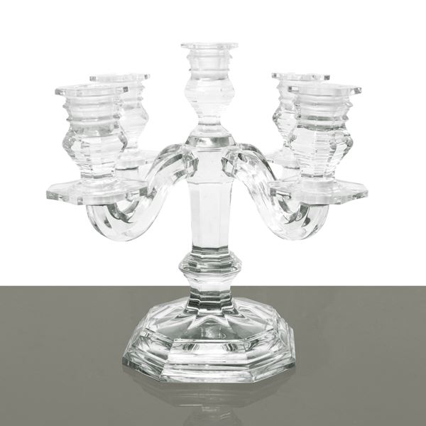 Baccarat France - Baccarat Regence crystal 5-light candelabra
