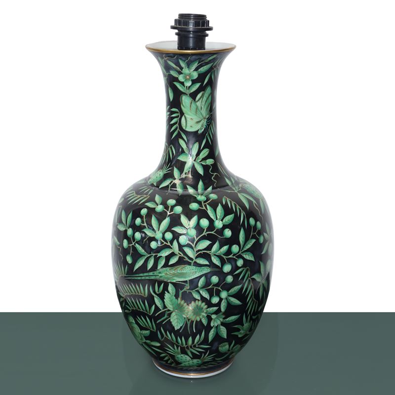 Grande Lampada vaso giardino zoologico, con design orientale