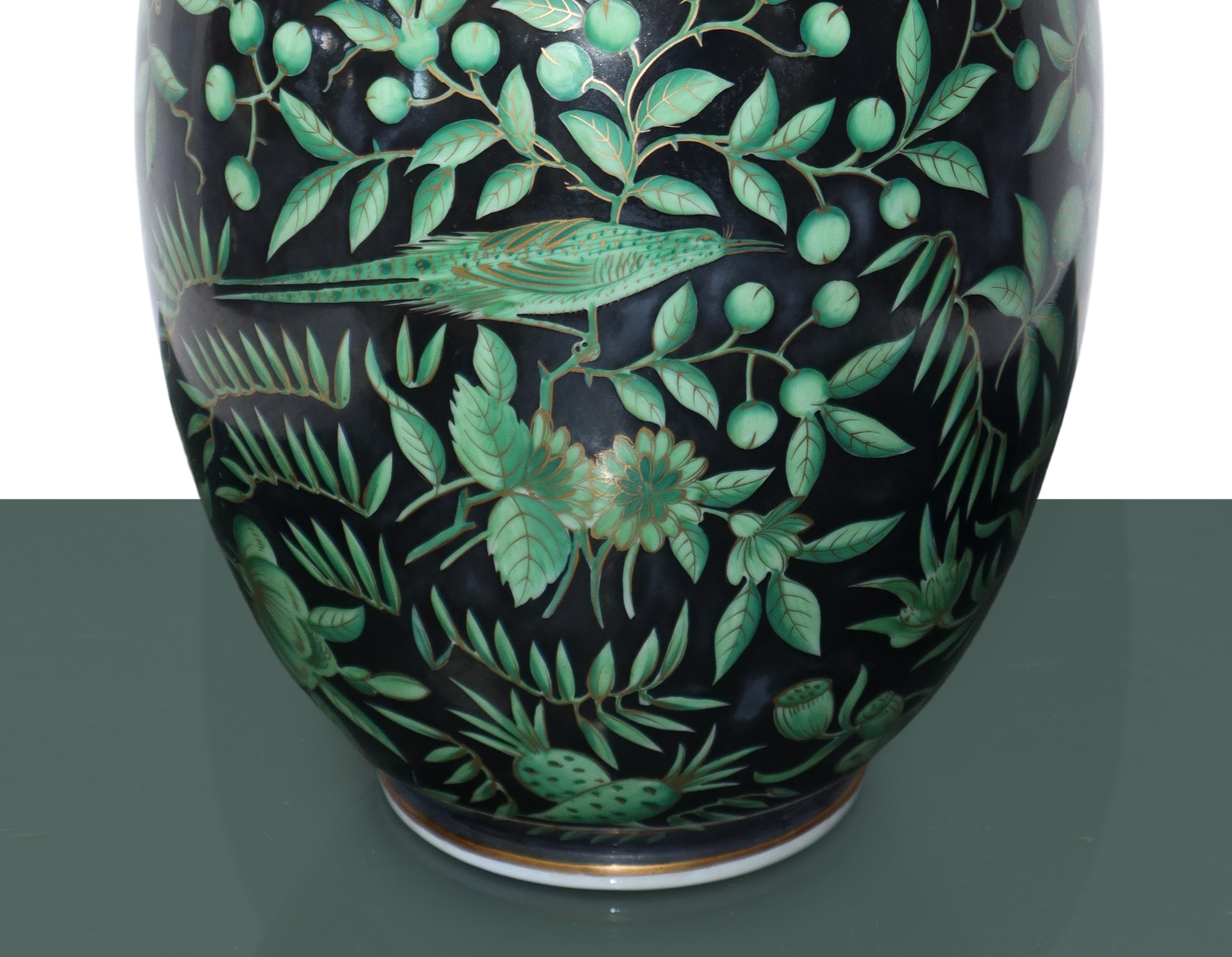 Grande Lampada vaso giardino zoologico, con design orientale
