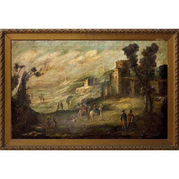 Landscape with fortification