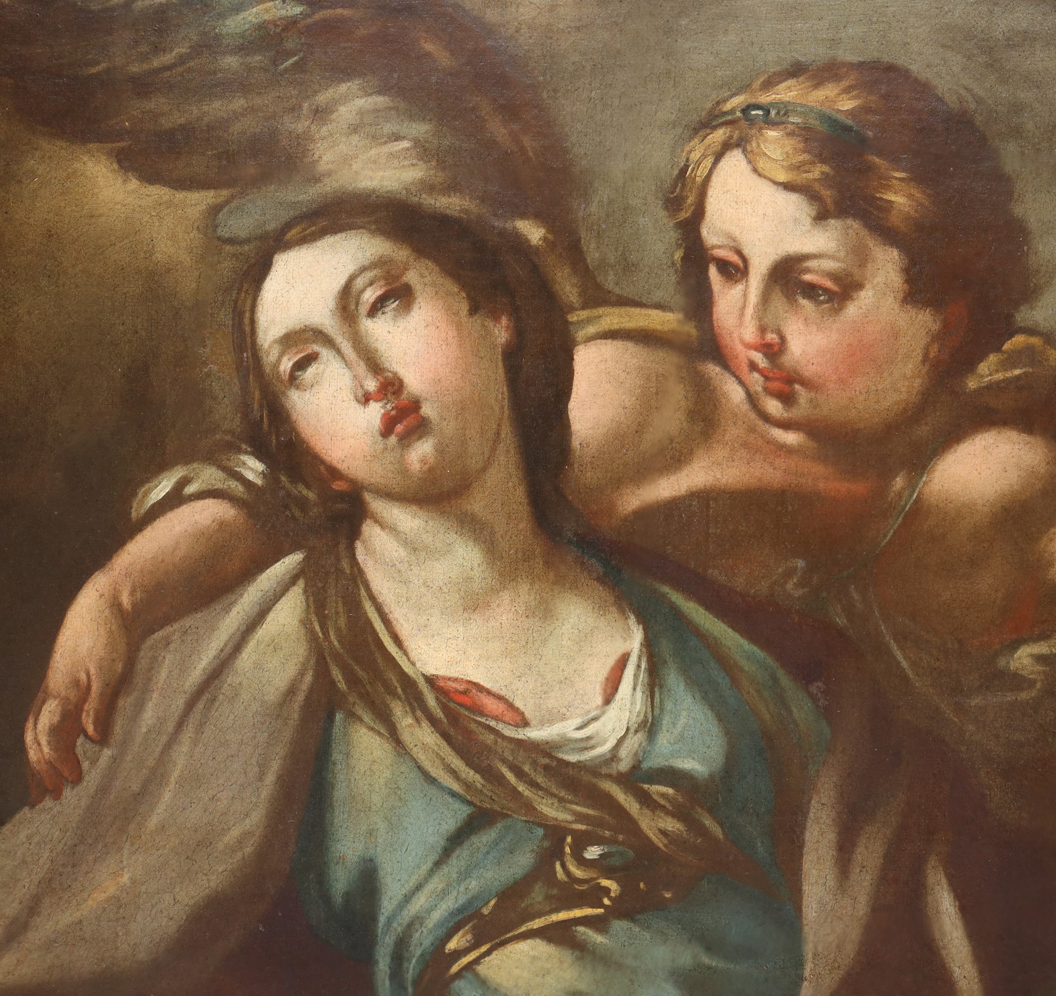 Anonimo di scuola meridionale (fine XVII secolo), Sant'Agata in carcere con l'Angelo